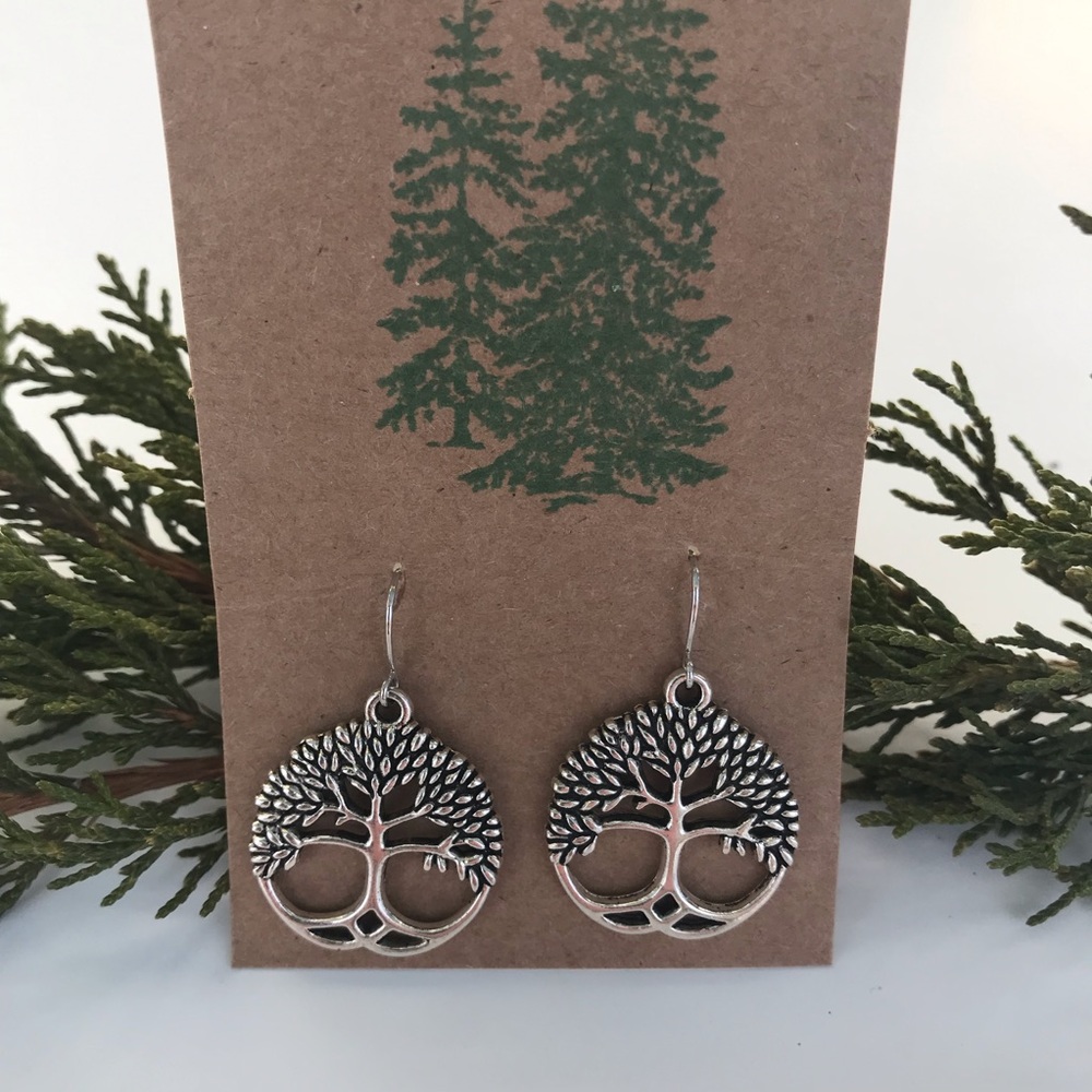 Celtic tree of life earings new